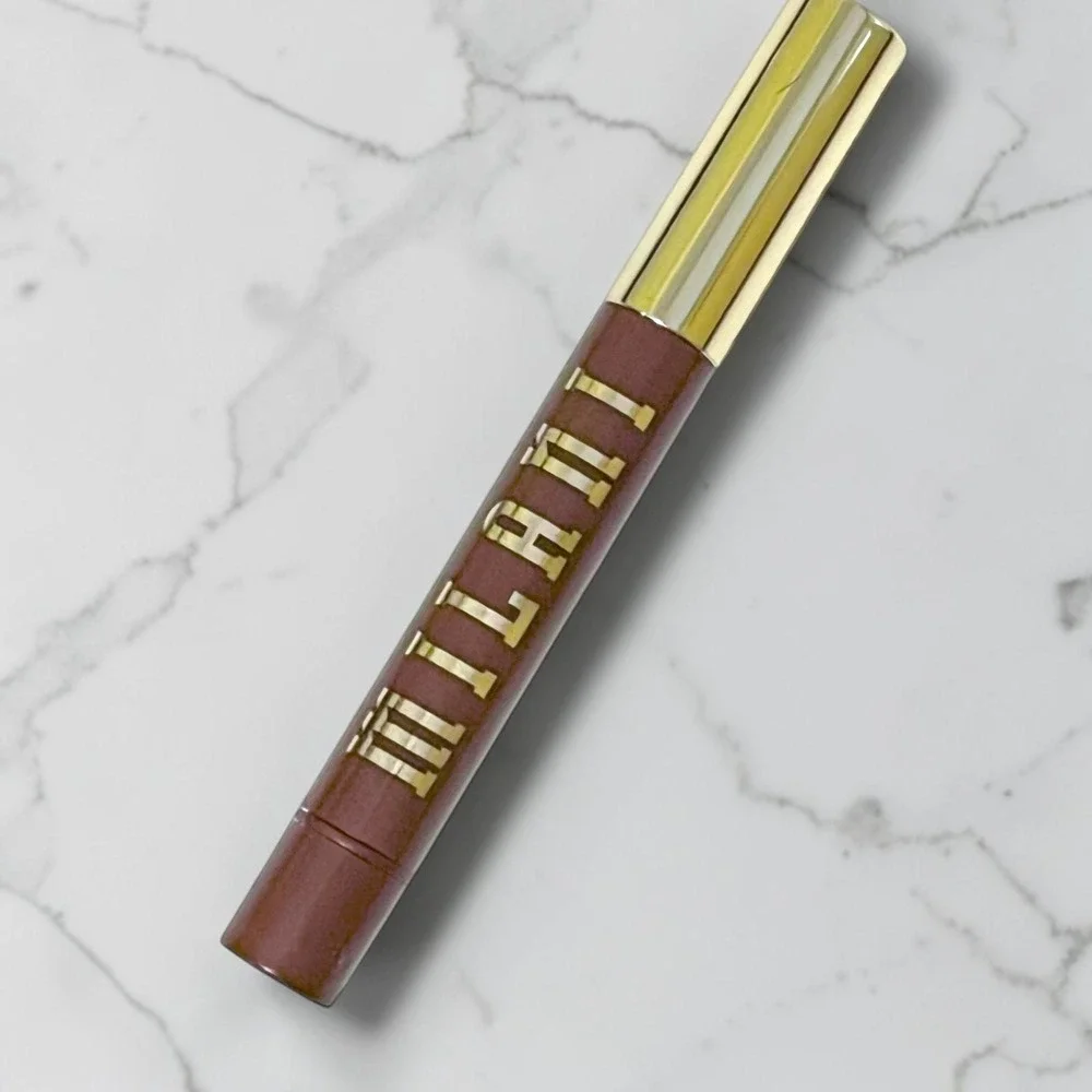 Milani Keep It Full Glossy Plumping Balm Lip Gloss 220 Truffle 0.07oz Deep Brown
